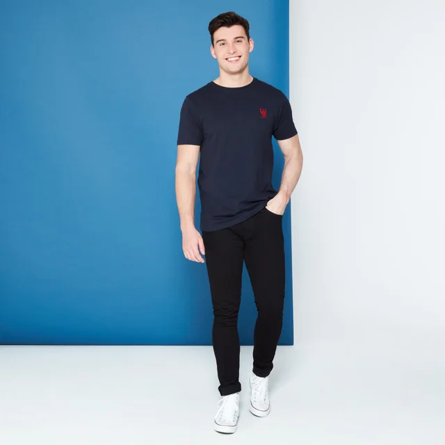 Transformers Autobot Embroidered Emblem T-Shirt - Navy Blau