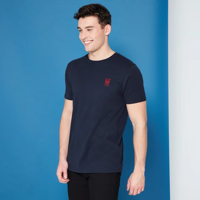 Transformers Autobot Embroidered Emblem T-Shirt - Navy Blau