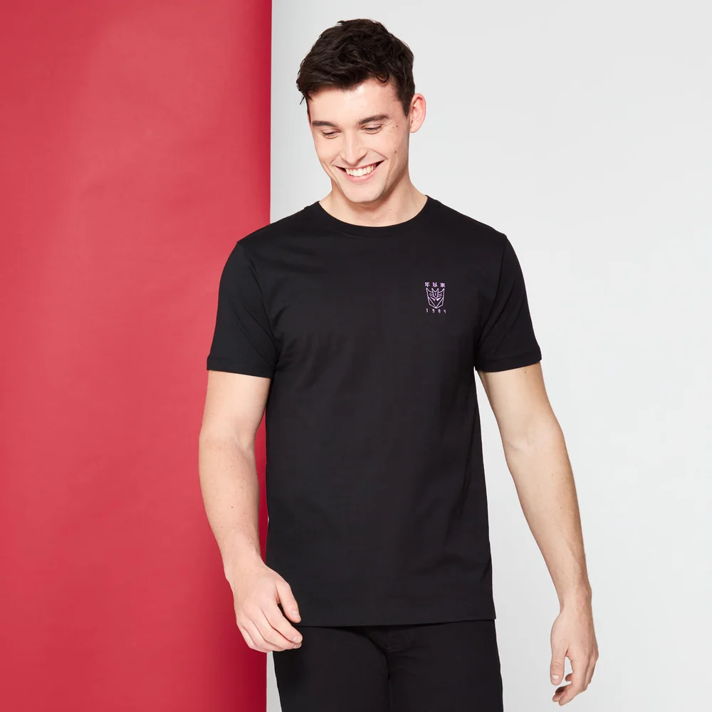 Transformers Decepticon Embroidered Emblem T-Shirt - Schwarz - S Bild 1