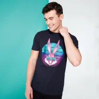 Looney Tunes Kaboom! Bugs Retro T-Shirt - Navy Blau