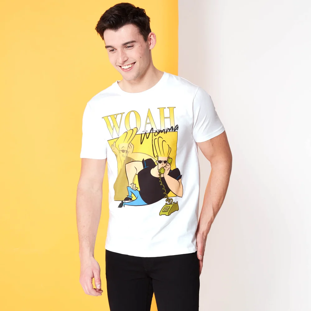Cartoon Network Spin-Off Johnny Bravo 90's Photoshoot T-Shirt - Weiß - S Bild 1