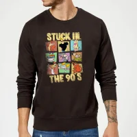 Cartoon Network Stuck In The 90s Sweatshirt - Schwarz