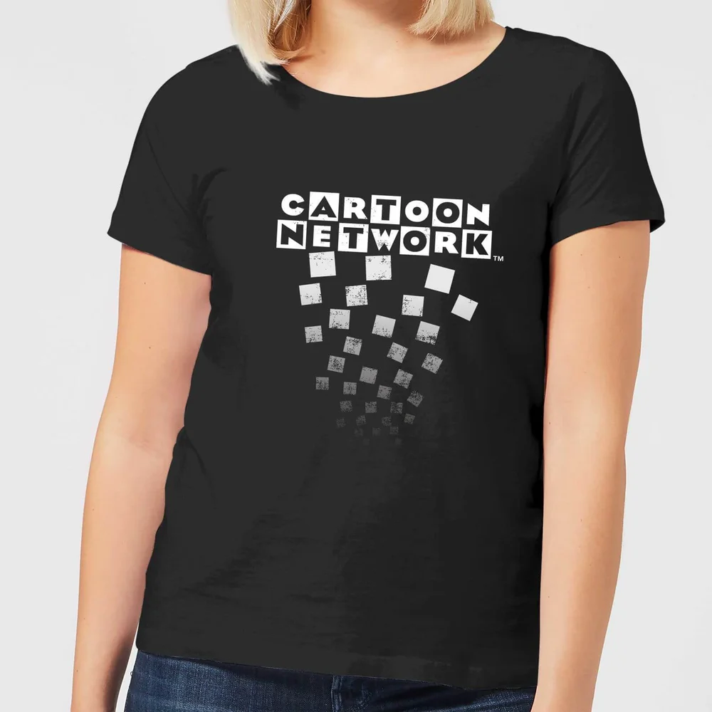 Cartoon Network Logo Fade Damen T-Shirt - Schwarz - XS Bild 1