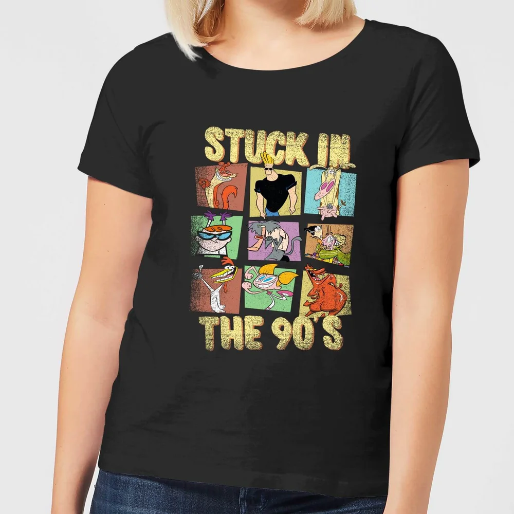 Cartoon Network Stuck In The 90s Damen T-Shirt - Schwarz - XS Bild 1