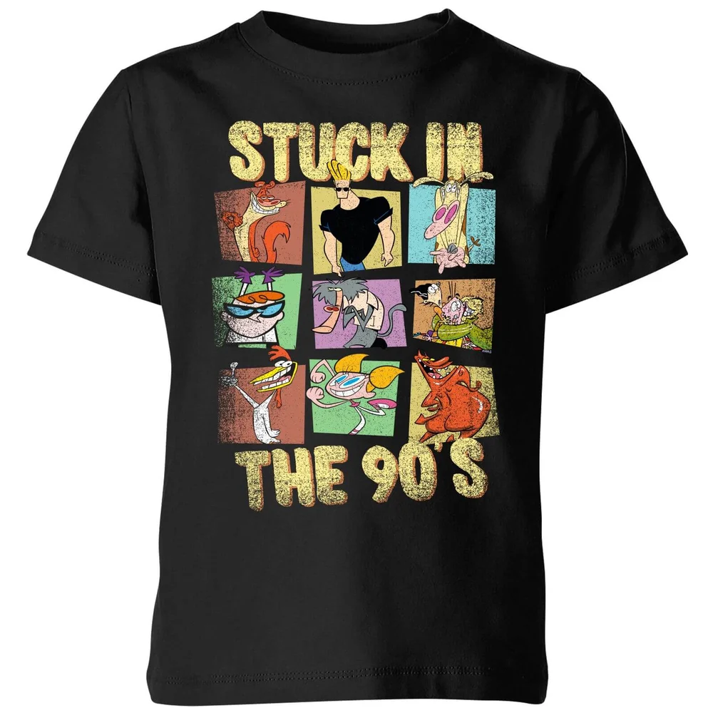 Cartoon Network Stuck In The 90s Kinder T-Shirt - Schwarz - 3-4 Jahre Bild 1