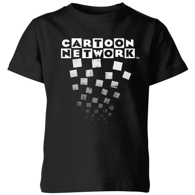 Cartoon Network Logo Fade Kinder T-Shirt - Schwarz