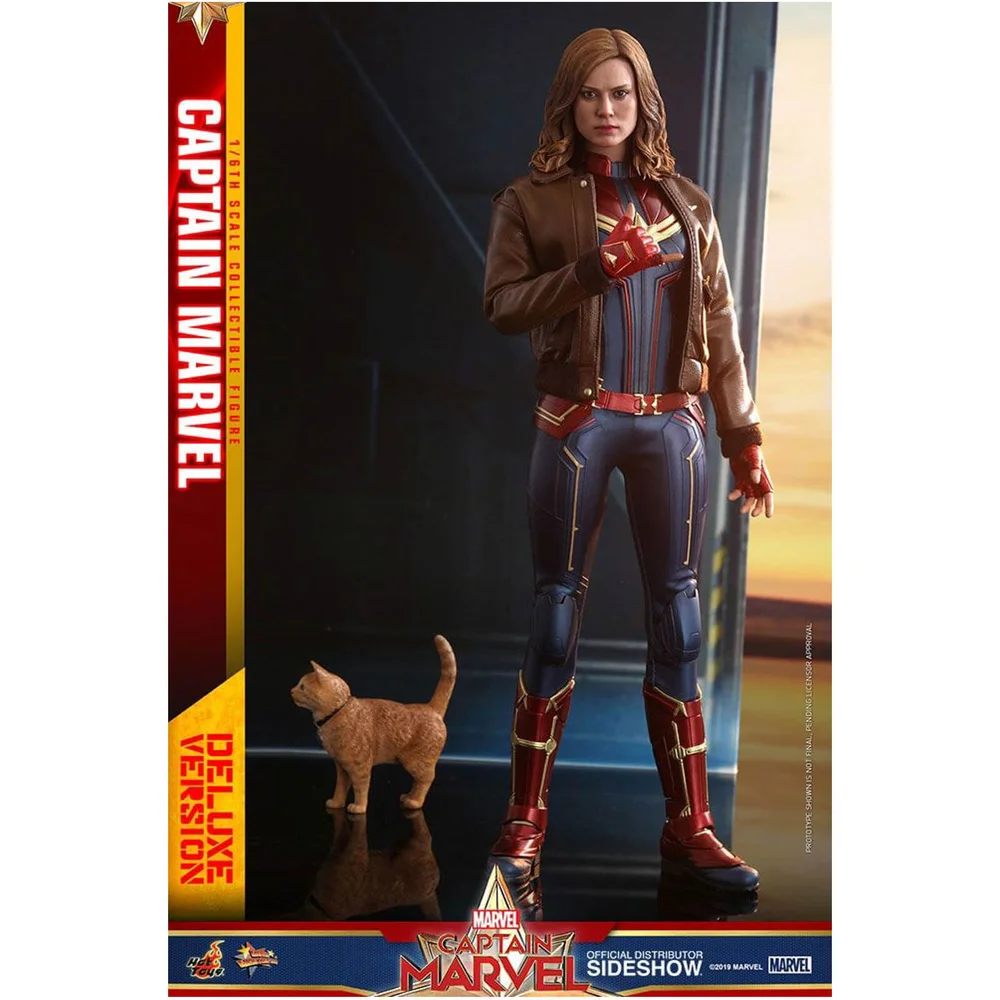 Hot Toys Captain Marvel Movie Masterpiece Actionfigur im Maßstab 1:6 Captain Marvel Deluxe Ver. 29 cm Bild 1