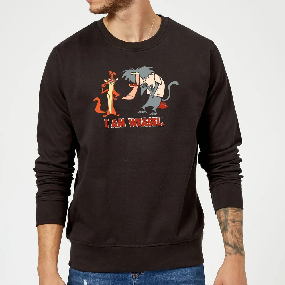I Am Weasel Characters Sweatshirt - Black - S Bild 1