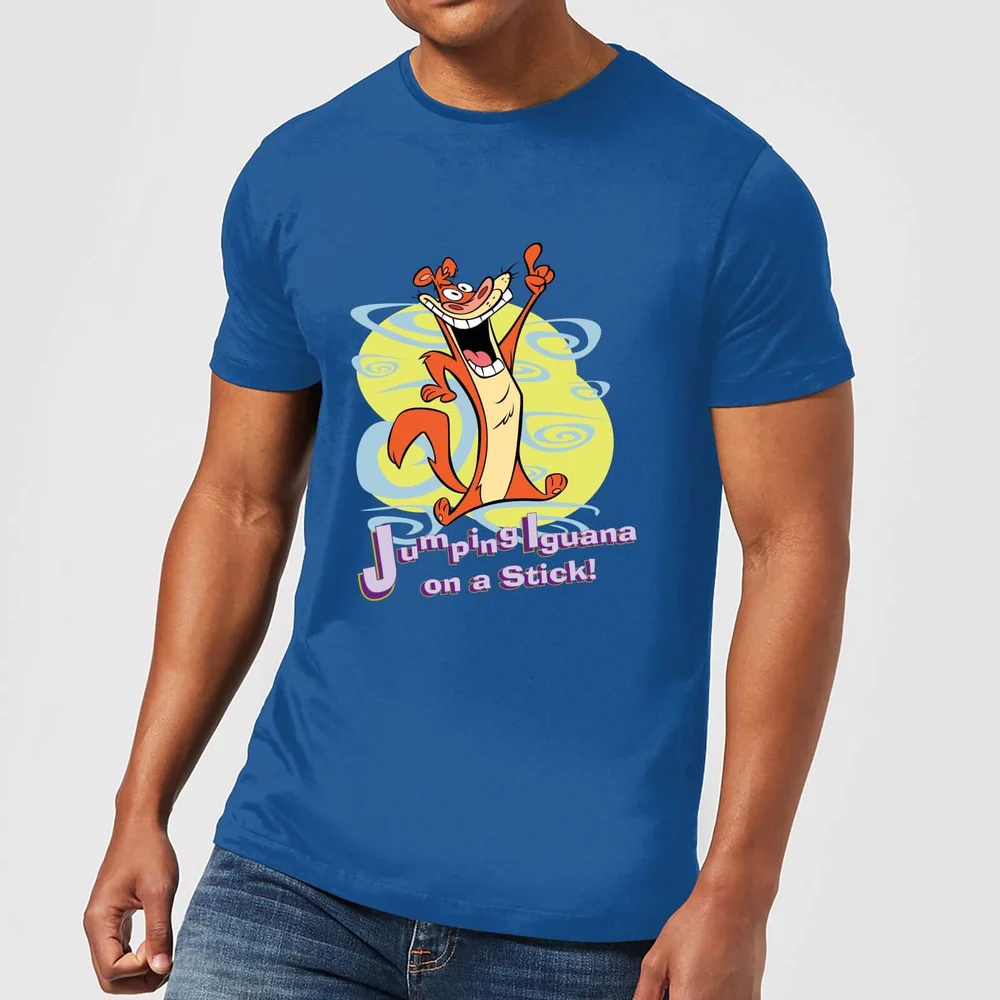 I Am Weasel Jumping Iguana On A Stick Men's T-Shirt - Royal Blue - S Bild 1