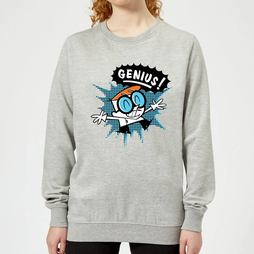 Dexters Lab Genius Women's Sweatshirt - Grey - 3XL - Grau Bild 1