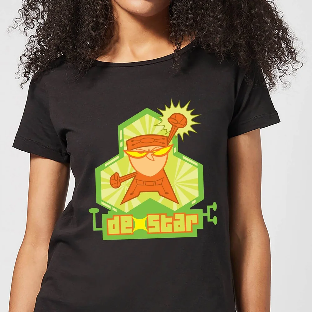 Dexters Lab DexStar Hero Women's T-Shirt - Black - XS Bild 1