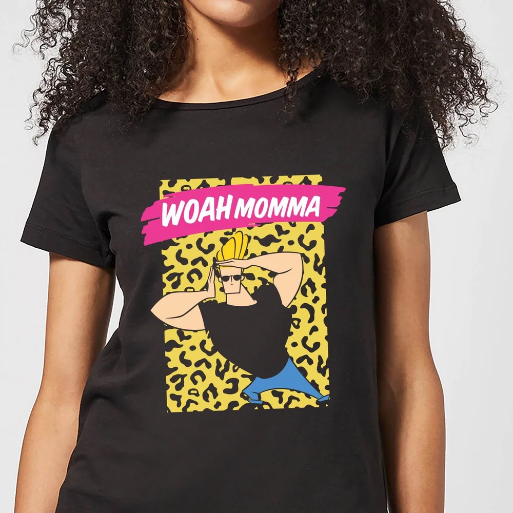 Johnny Bravo Woah Momma Women's T-Shirt - Black - S Bild 1
