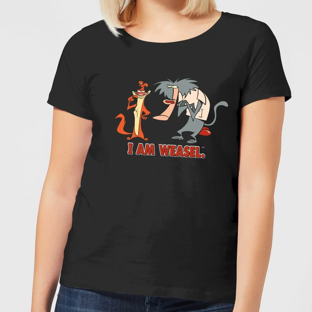 I Am Weasel Characters Women's T-Shirt - Black - S Bild 1