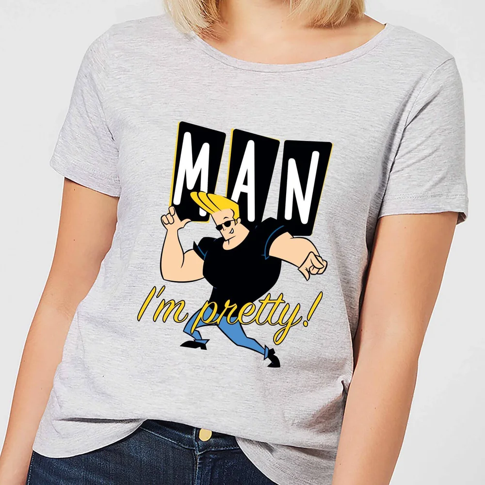 Johnny Bravo Man I'm Pretty Women's T-Shirt - Grey - XS Bild 1