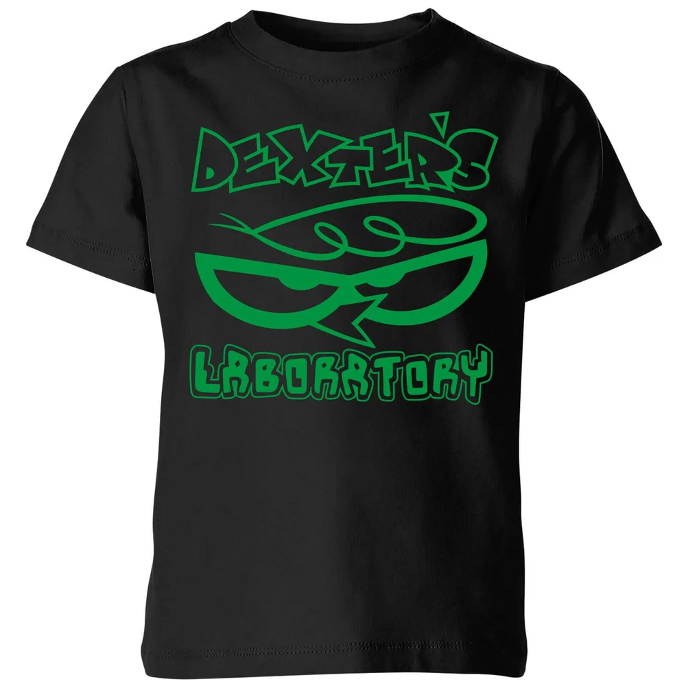 Dexters Lab Logo Kids' T-Shirt - Black - 3-4 Jahre Bild 1