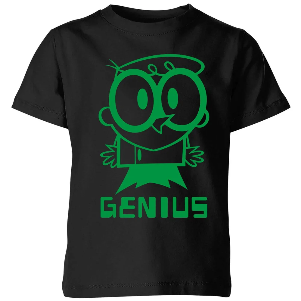 Dexters Lab Green Genius Kids' T-Shirt - Black - 3-4 Jahre Bild 1