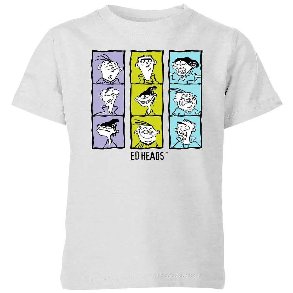 Ed, Edd n Eddy Heads Kids' T-Shirt - Grey - 3-4 Jahre Bild 1