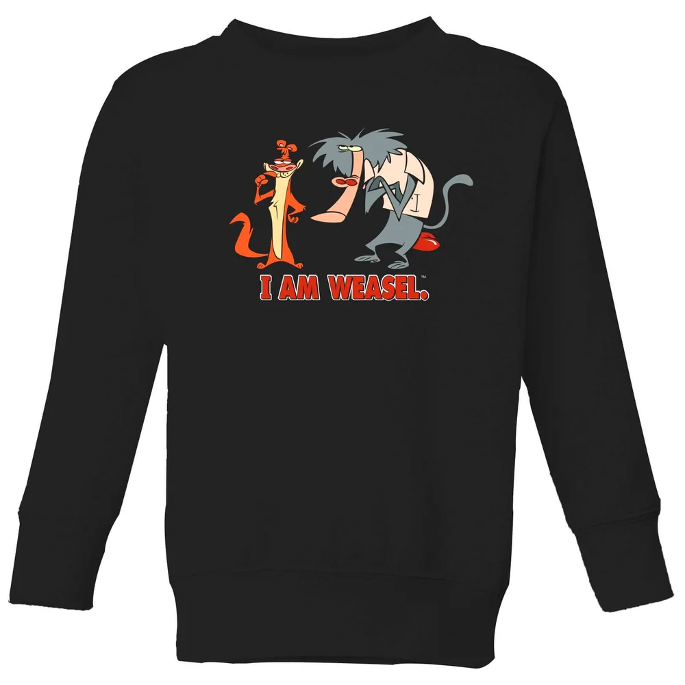 I Am Weasel Characters Kids' Sweatshirt - Black - 3-4 Jahre Bild 1