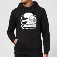 Courage The Cowardly Dog Spotlight Hoodie - Black - undefined undefined