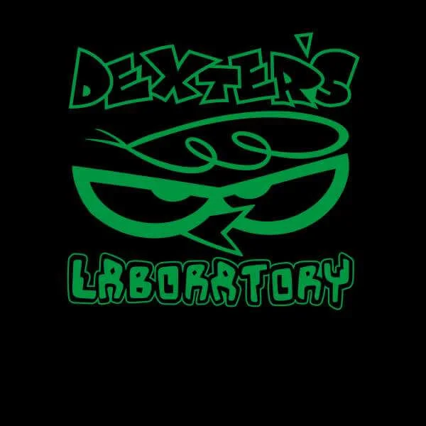 Dexters Lab Logo Hoodie - Black