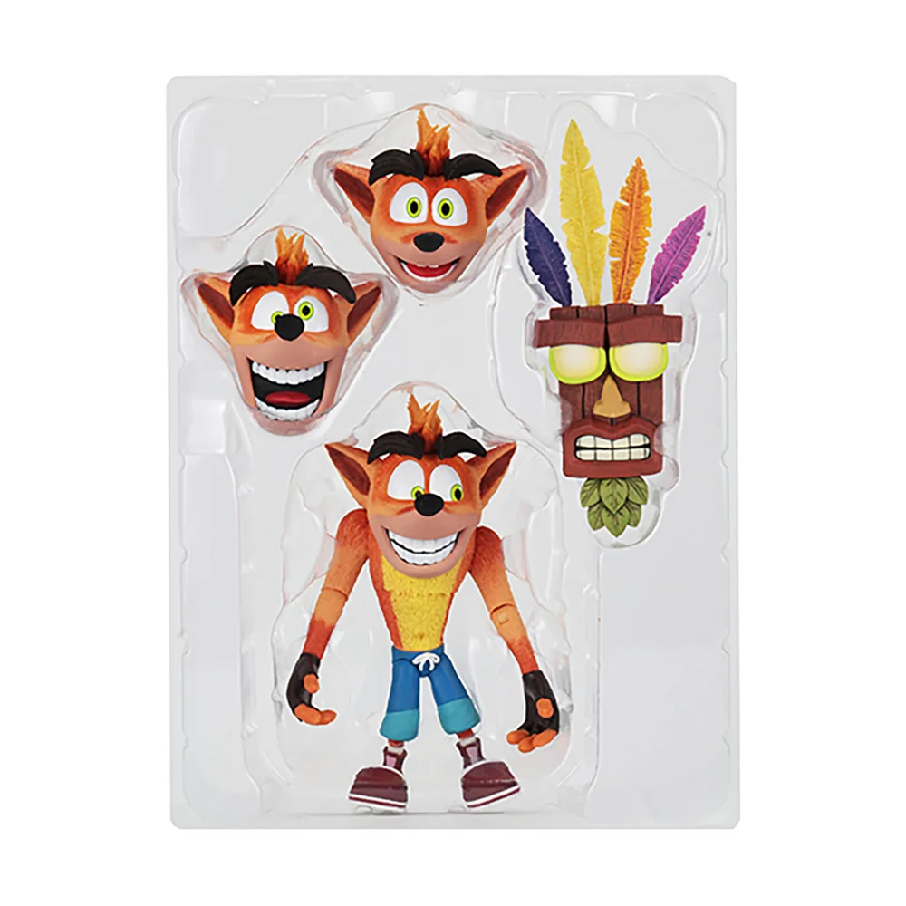 NECA Crash Bandicoot - 7" Scale Action Figure- Ultra Deluxe Crash Bild 1