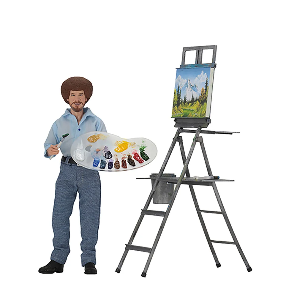 NECA Bob Ross - 8" Clothed Action Figure - Bob Ross Bild 1