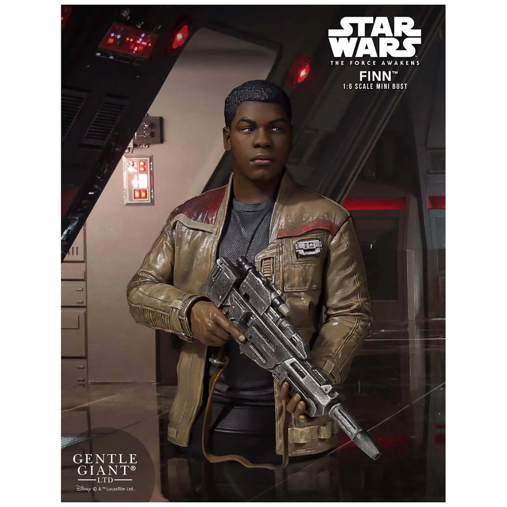 Gentle Giant Star Wars Force Awakens Finn Mini-Büste im Maßstab 1:6 - 17 cm Bild 1