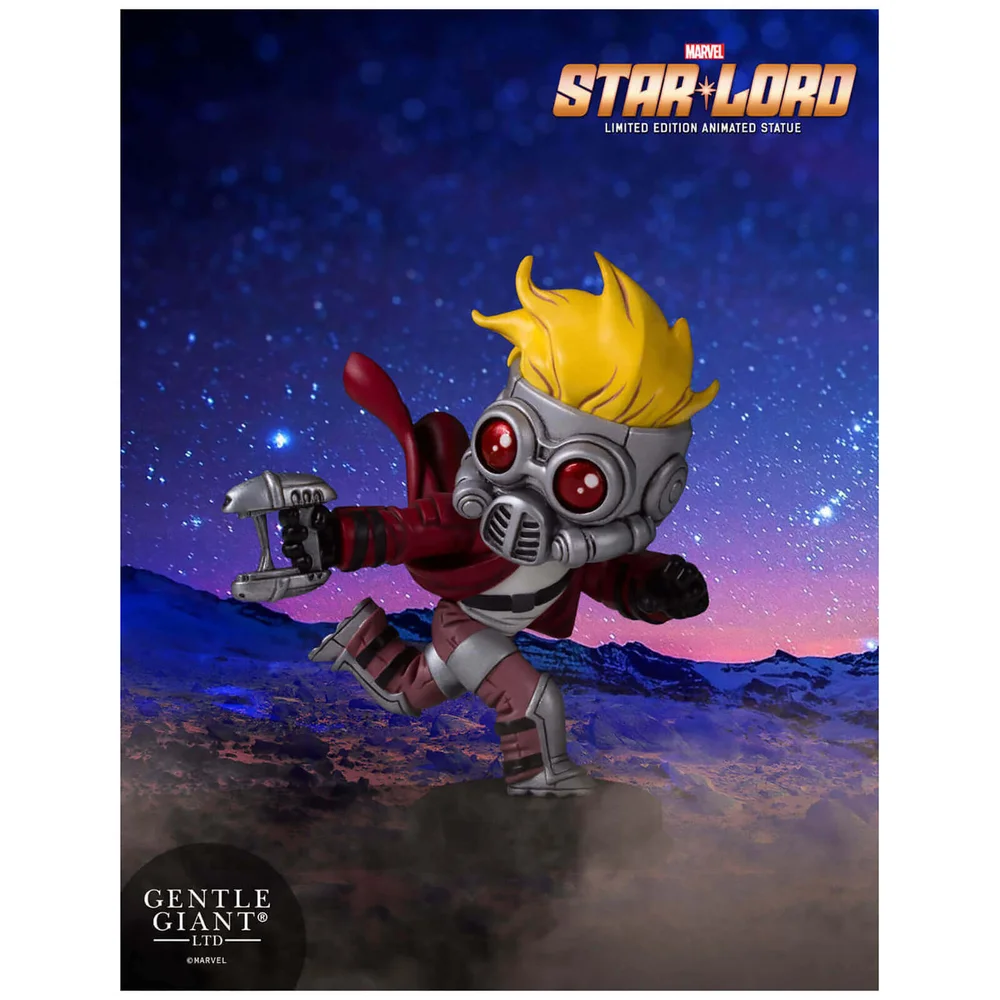 Gentle Giant Marvel Guardians of the Galaxy Star-Lord Animated Statue - 10cm Bild 1