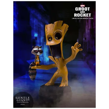 Gentle Giant Marvel Guardians of the Galaxy Marvel Animierte Figur Groot & Rocket Raccoon - 10 cm