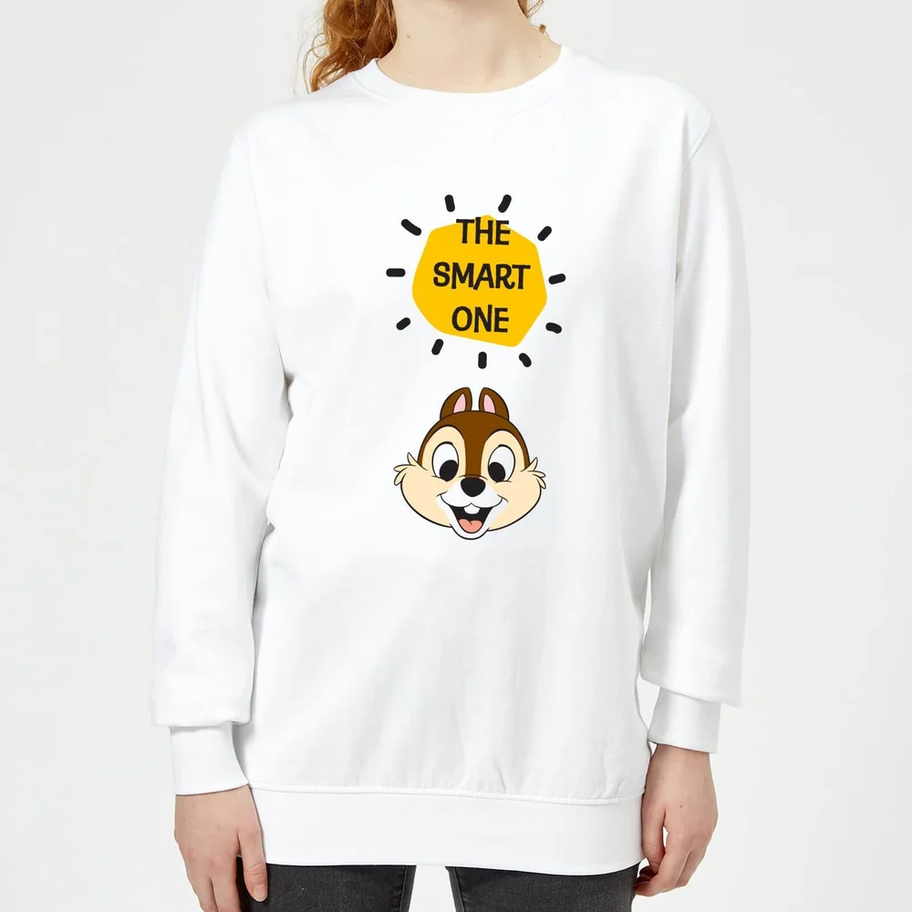 Disney Chip 'N' Dale The Smart One Damen Sweatshirt - Weiß - XS Bild 1