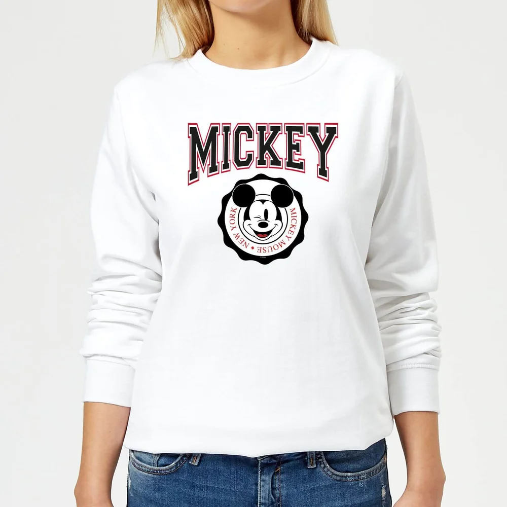 Disney Mickey New York Damen Sweatshirt - Weiß - XS Bild 1