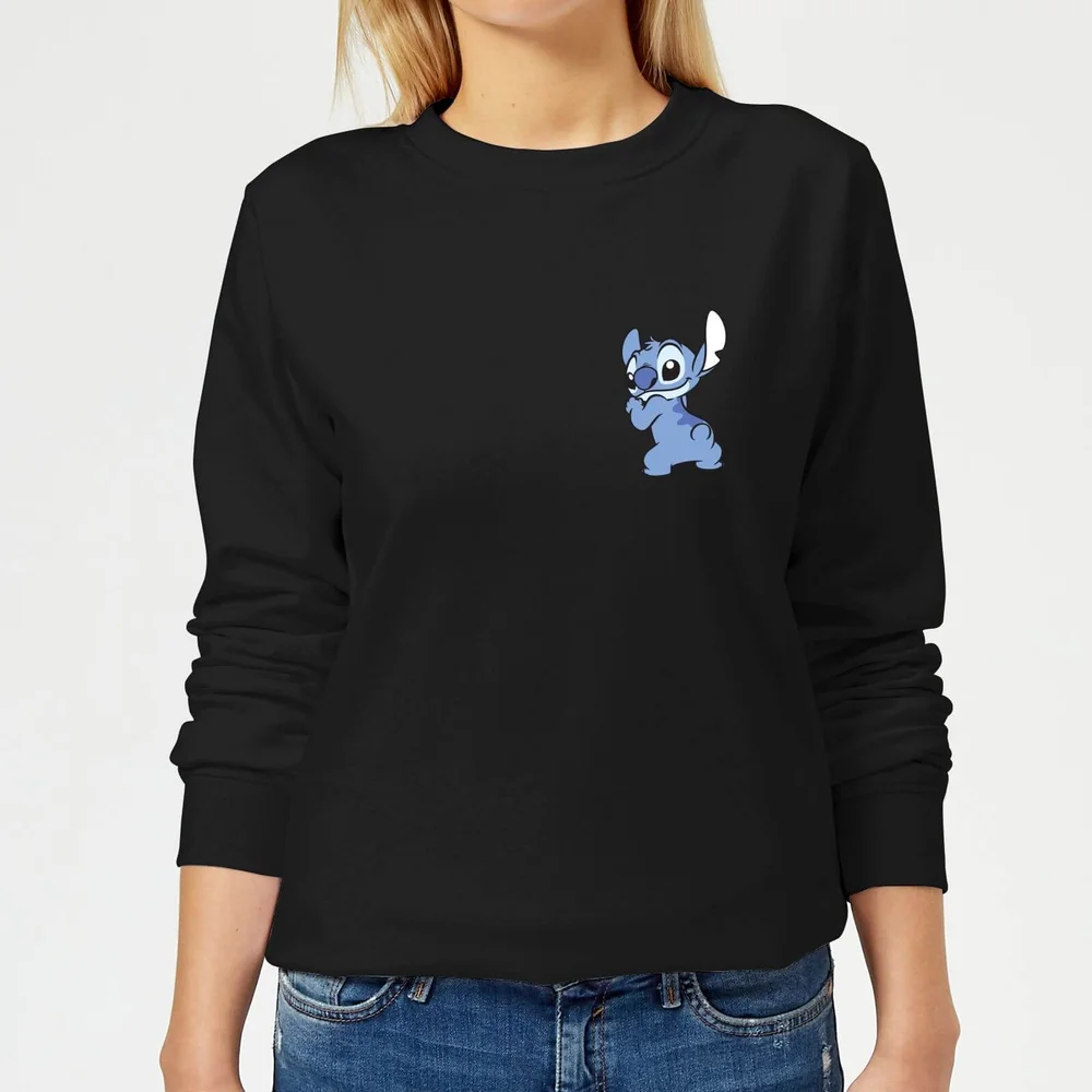 Disney Stitch Backside Damen Sweatshirt - Schwarz - XS Bild 1
