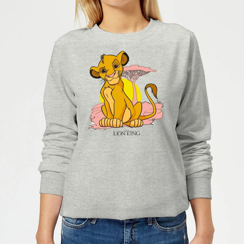 Disney Lion King Simba Pastel Damen Sweatshirt - Grau - 3XL Bild 1