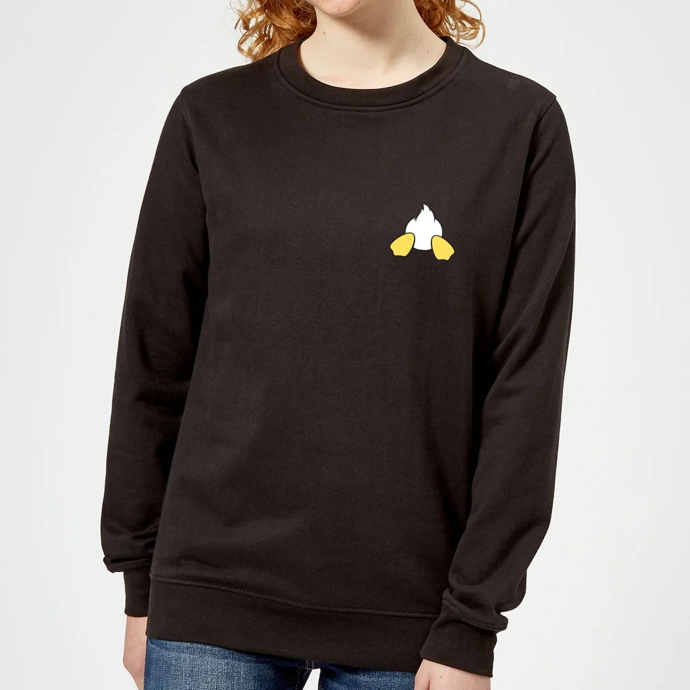 Disney Donald Duck Backside Damen Sweatshirt - Schwarz - XS Bild 1