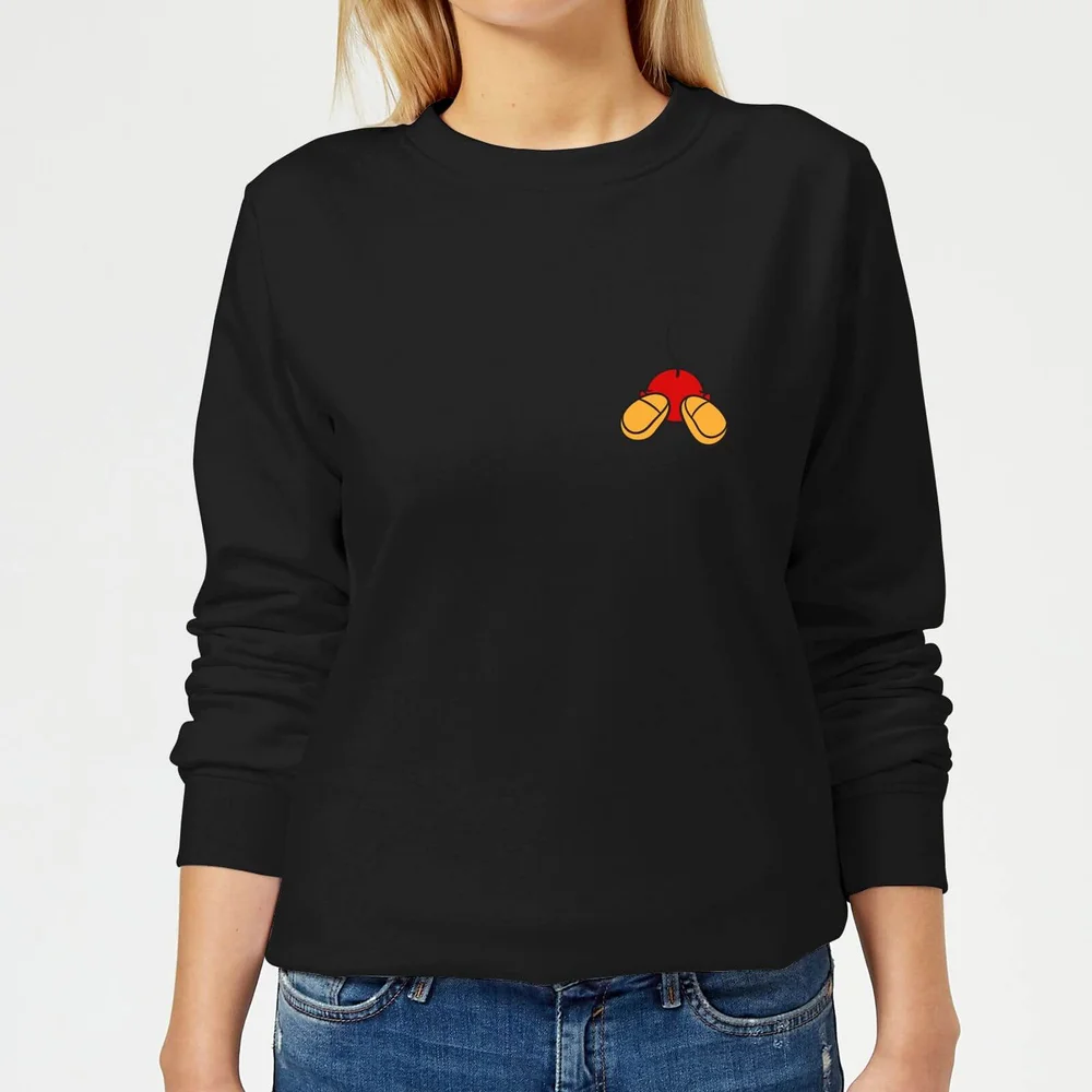 Disney Mickey Mouse Backside Damen Sweatshirt - Schwarz - XS Bild 1