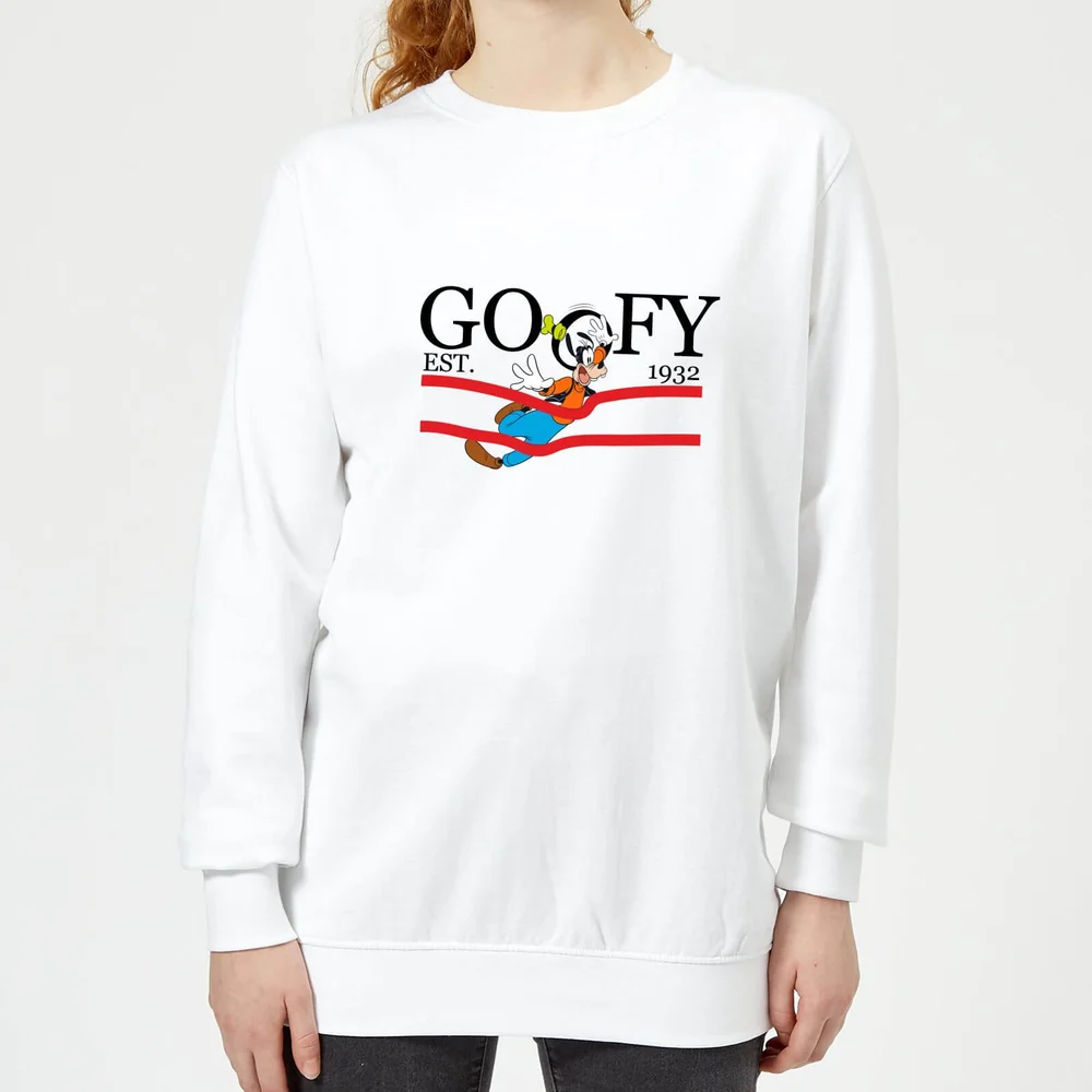 Disney Goofy By Nature Damen Sweatshirt - Weiß - XS Bild 1