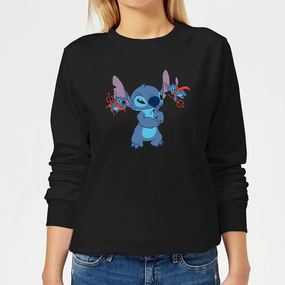 Disney Lilo And Stitch Little Devils Damen Sweatshirt - Schwarz - XS Bild 1