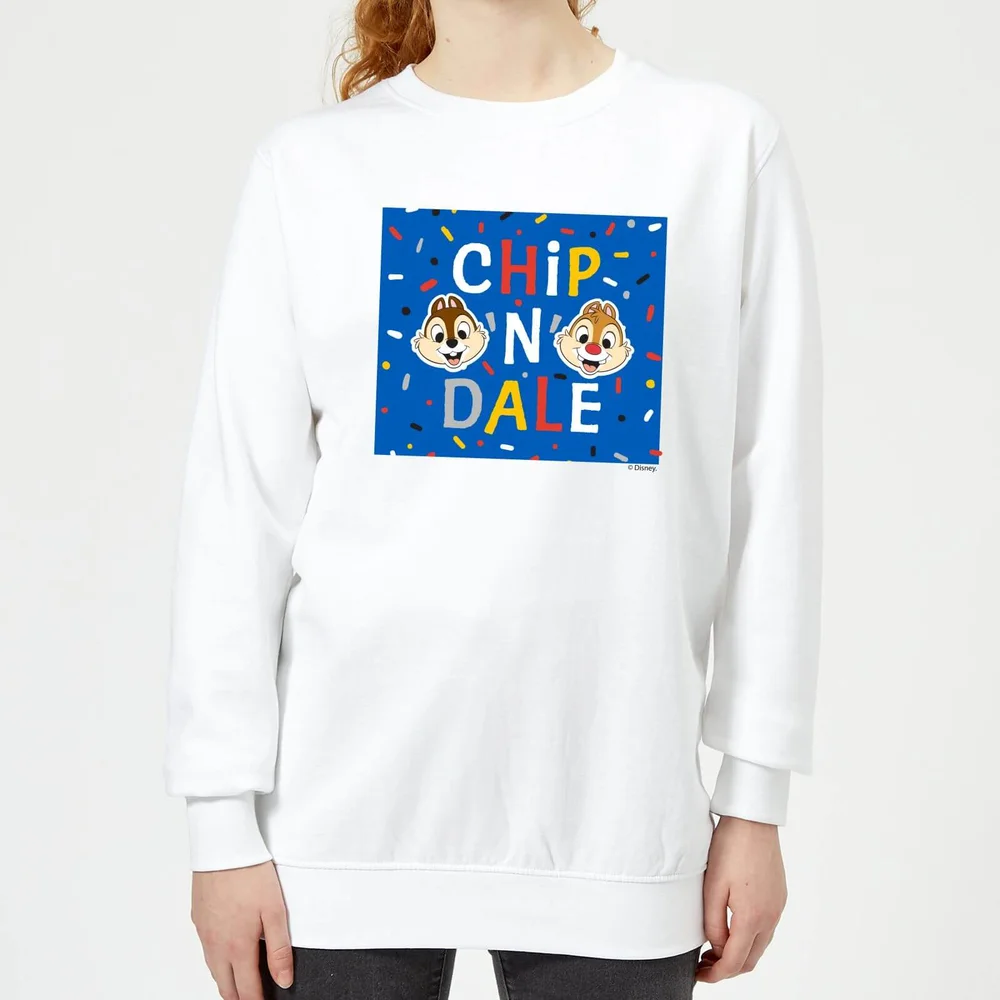 Disney Chip N' Dale Damen Sweatshirt - Weiß - XS Bild 1