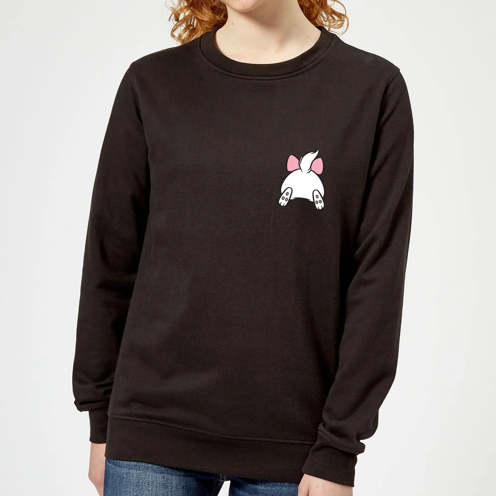 Disney Marie Backside Damen Sweatshirt - Schwarz - XS Bild 1