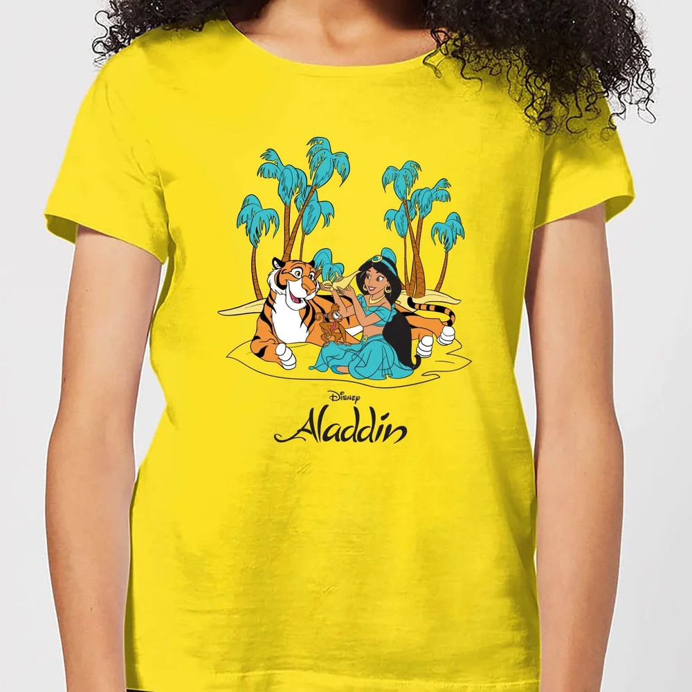 Disney Aladdin Princess Jasmine Damen T-Shirt - Yellow - S Bild 1