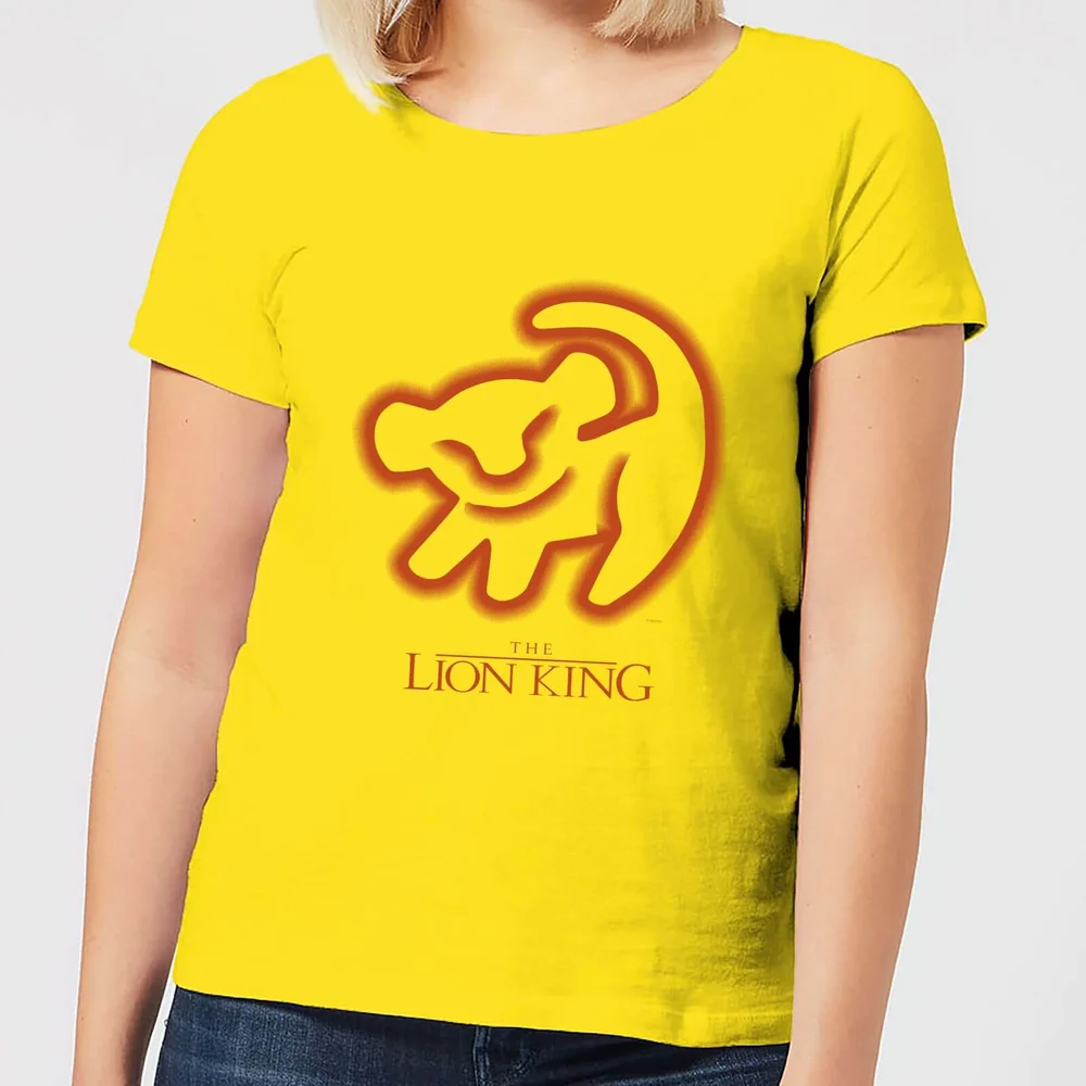 Disney Lion King Cave Drawing Damen T-Shirt - Yellow - S Bild 1