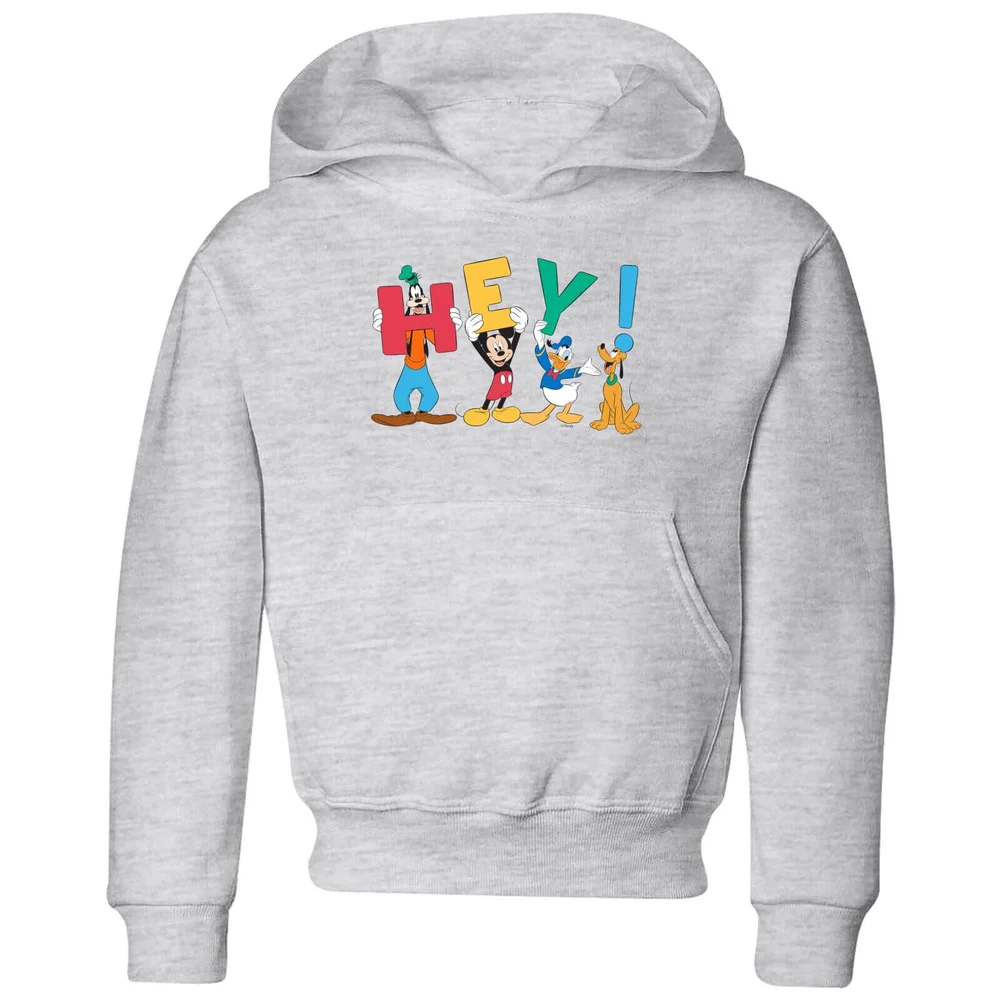 Disney Mickey Mouse Hey! Kinder Hoodie - Grau - 3-4 Jahre Bild 1