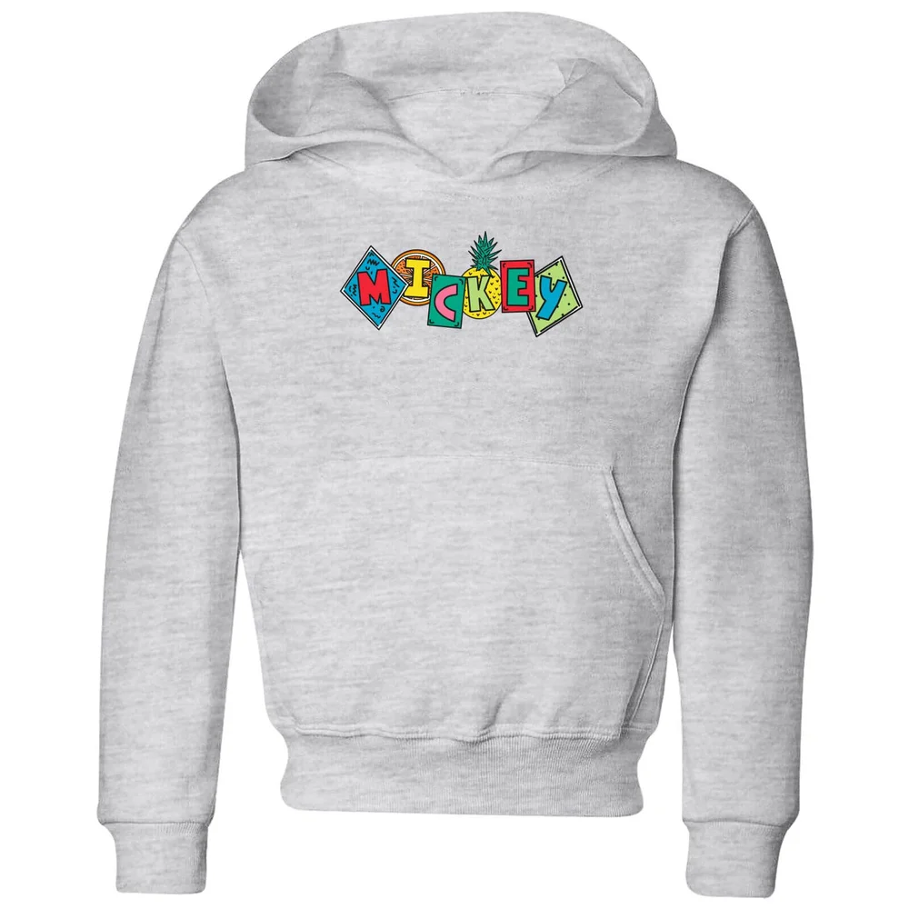 Disney Mickey Fruit Blocks Kinder Hoodie - Grau - 3-4 Jahre Bild 1