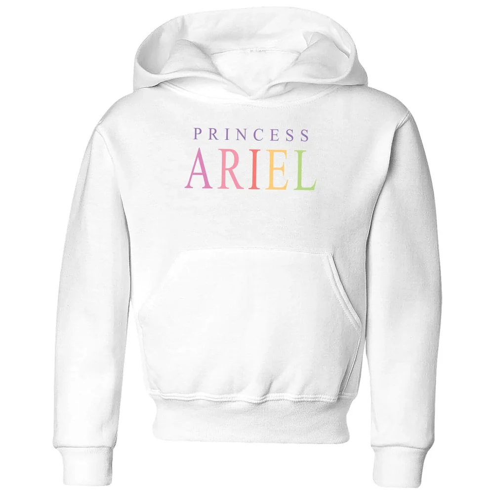 Disney Little Mermaid Princess Ariel Kinder Hoodie - Weiß - 3-4 Jahre Bild 1