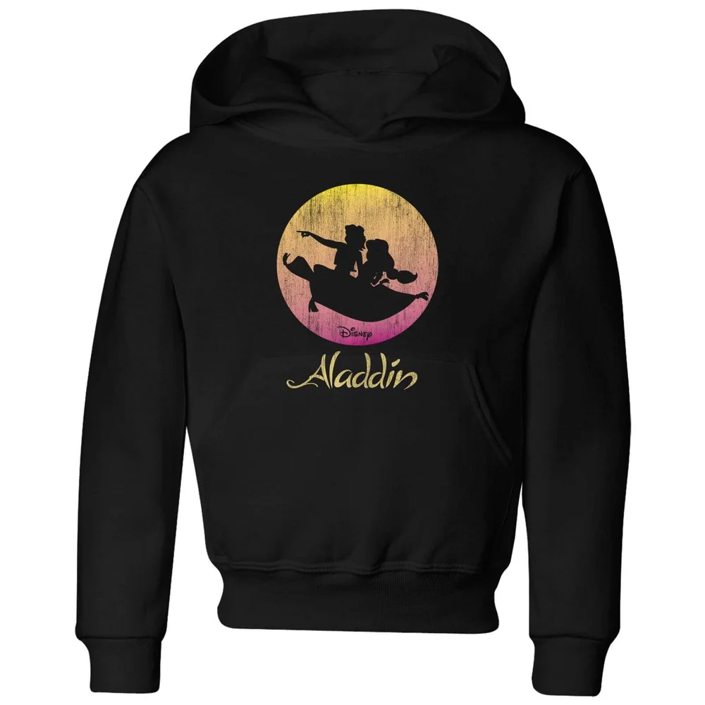 Disney Aladdin Flying Sunset Kinder Hoodie - Schwarz - 3-4 Jahre Bild 1