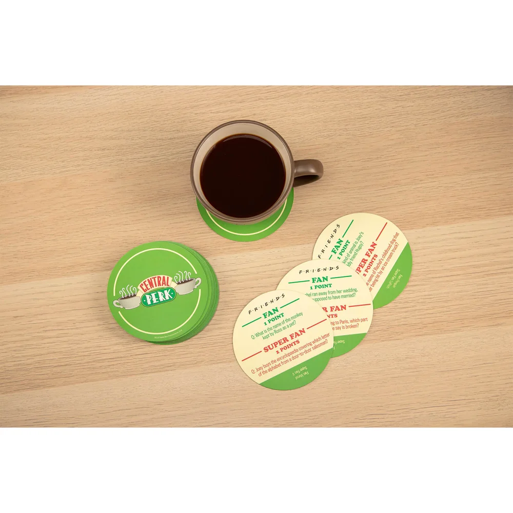 Friends Central Perk Trivia Quiz Coasters Bild 1