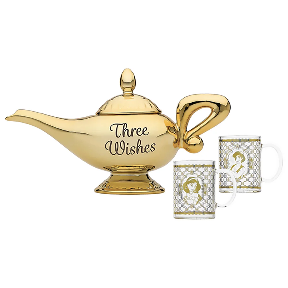 Disney Aladdin Lamp Tea Pot and Glasses Set Bild 1