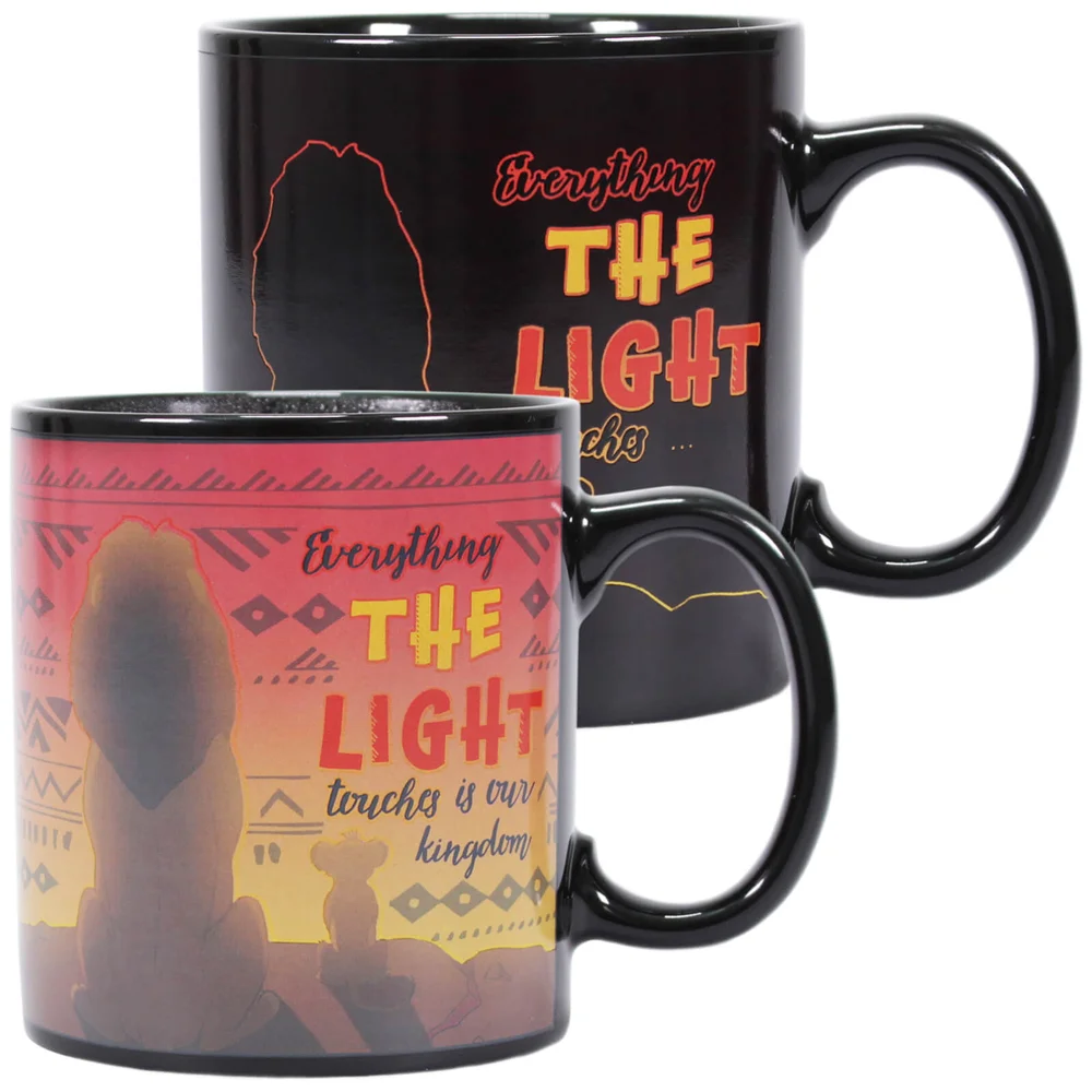 Disney The Lion King Mufasa and Simba Heat Changing Mug Bild 1
