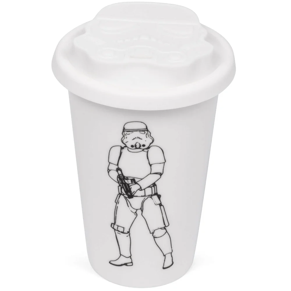 Original-Stormtrooper-Trinkbecher aus Keramik – Weiß Bild 1