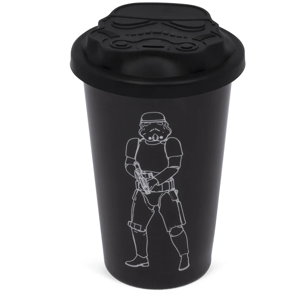 Original Stormtrooper-Trinkbecher aus Keramik – Schwarz Bild 1